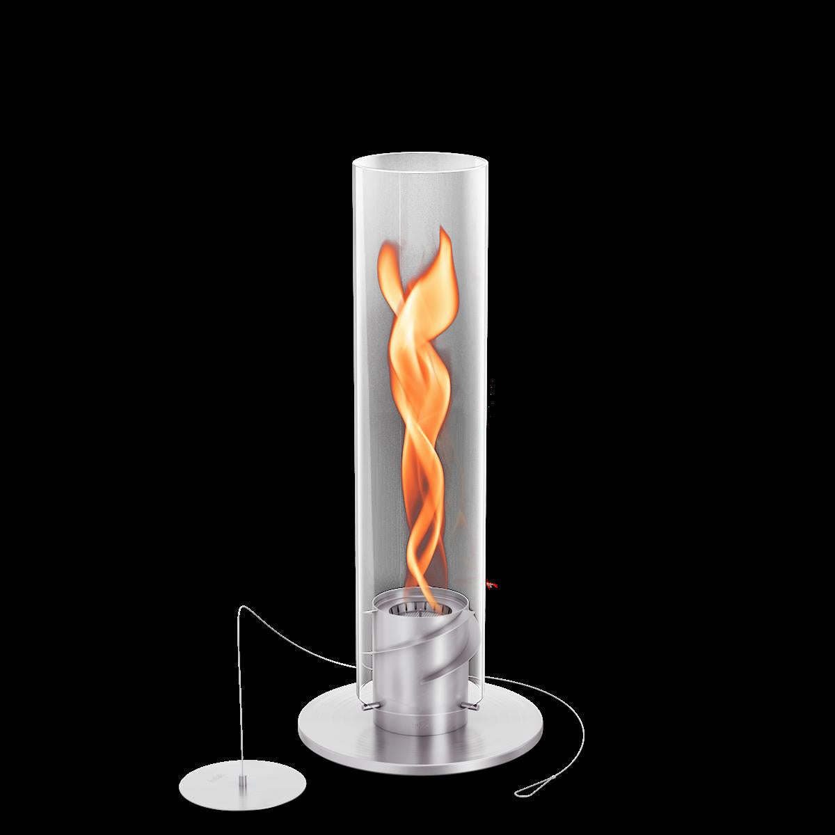 SPIN 1200 silber mit Bioburner und Eco Ring