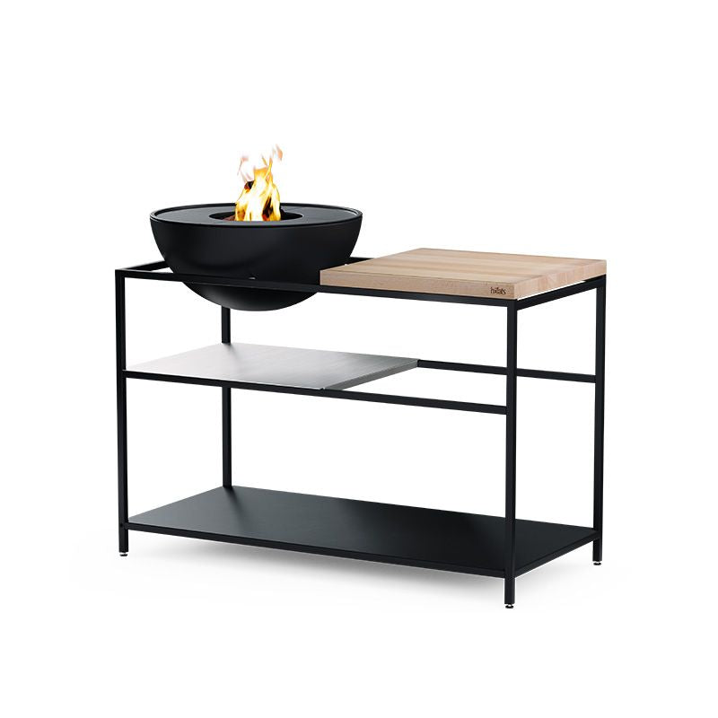 FIRE Kitchen mit Bowl 57 Plancha-Grillset tief