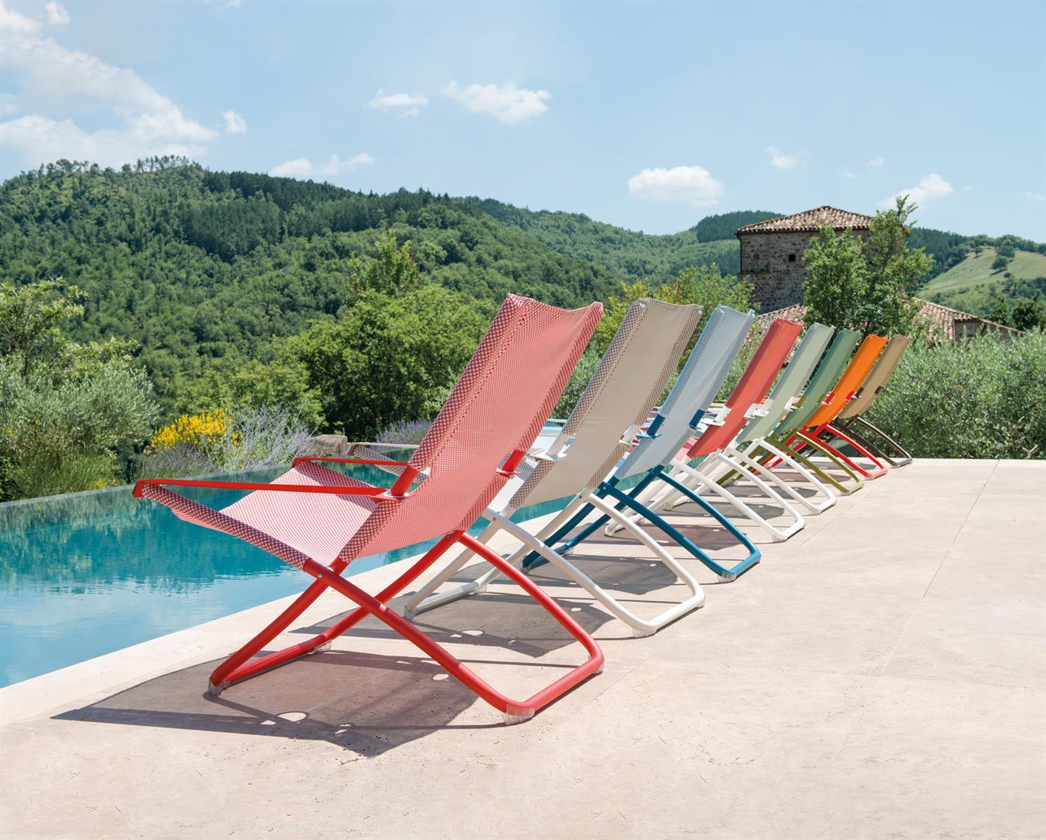 Snooze Liegestuhl saphirblau 300/76