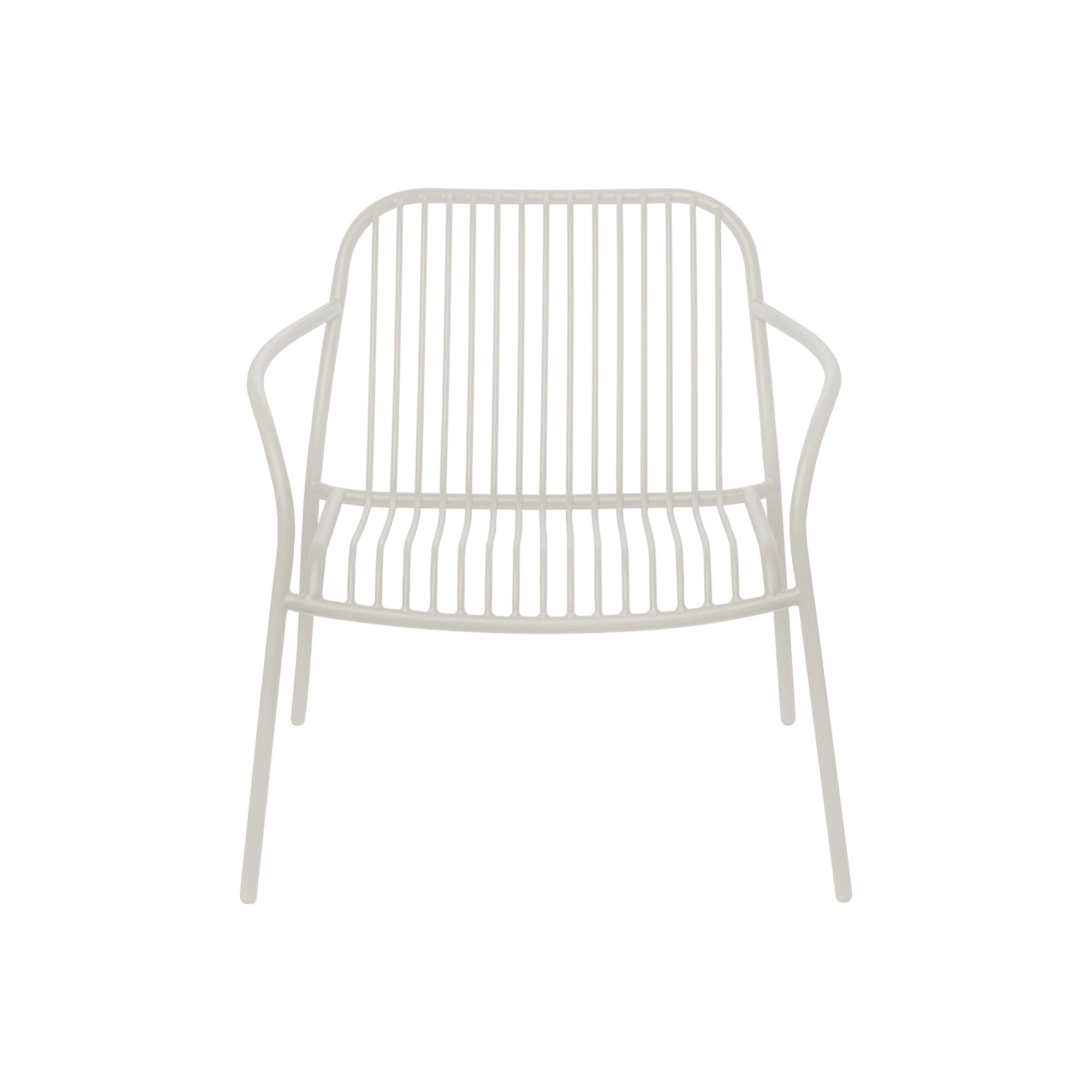 YUA WIRE Lounge Sessel in silk grey