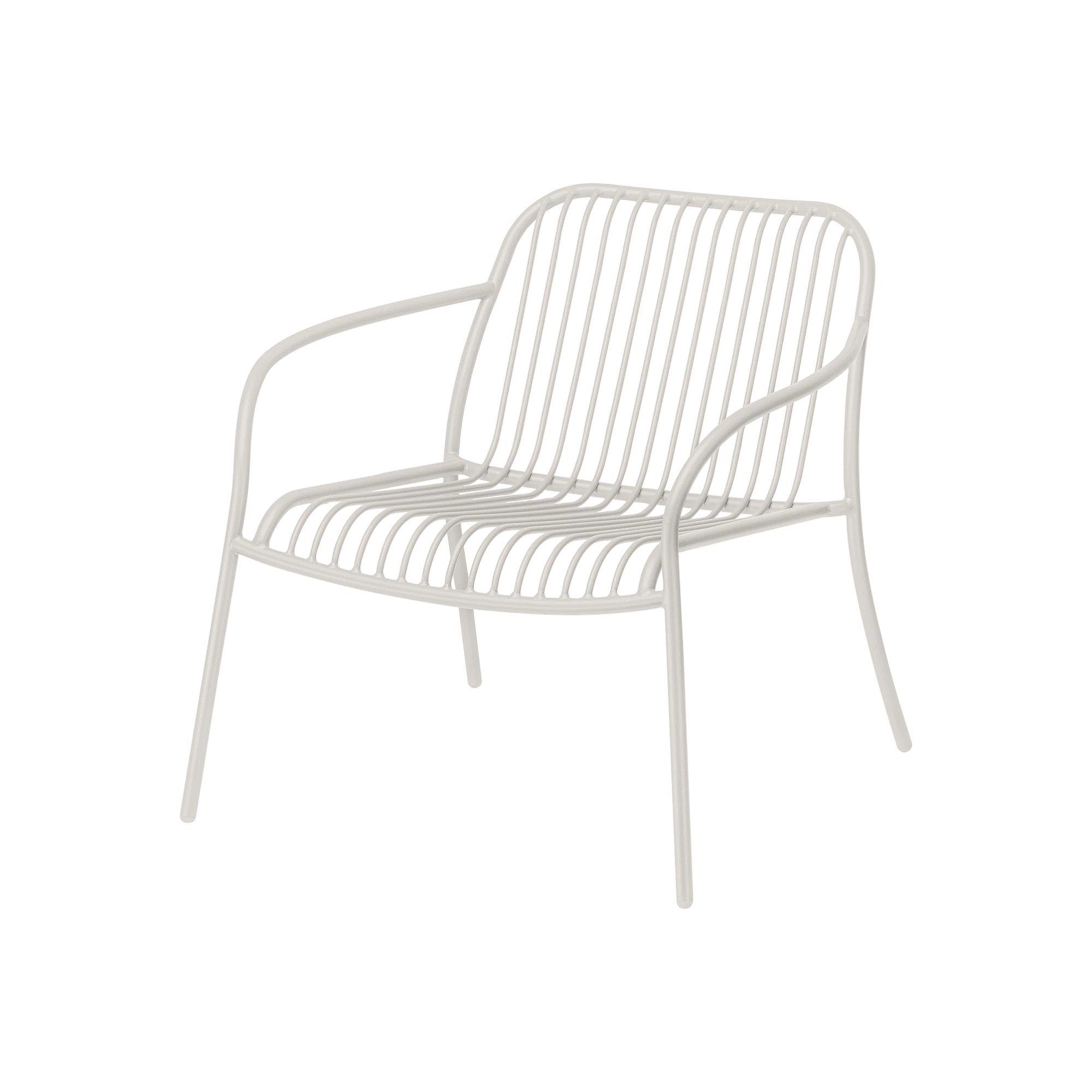 YUA WIRE Lounge Sessel in silk grey