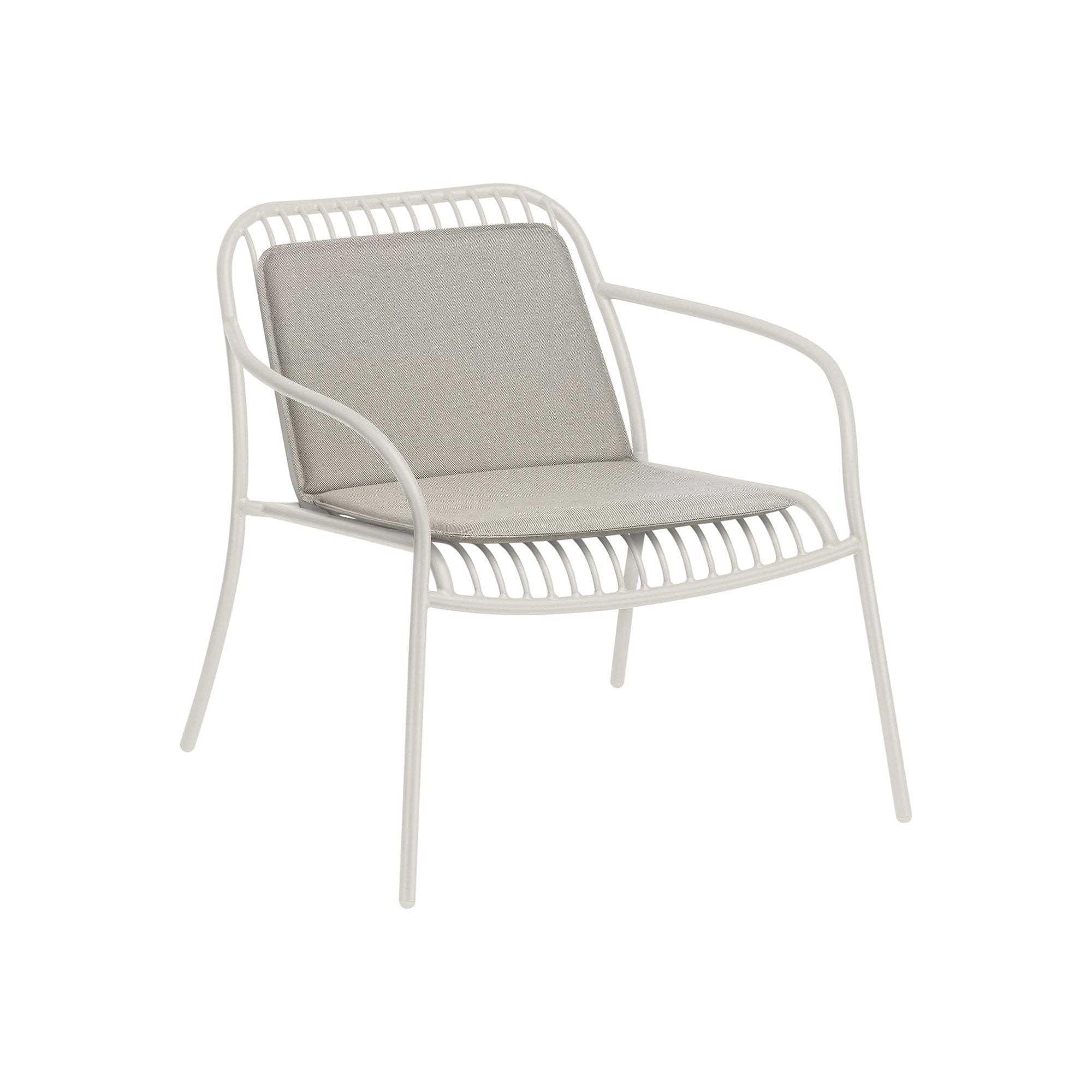 YUA WIRE Lounge Sessel in silk grey