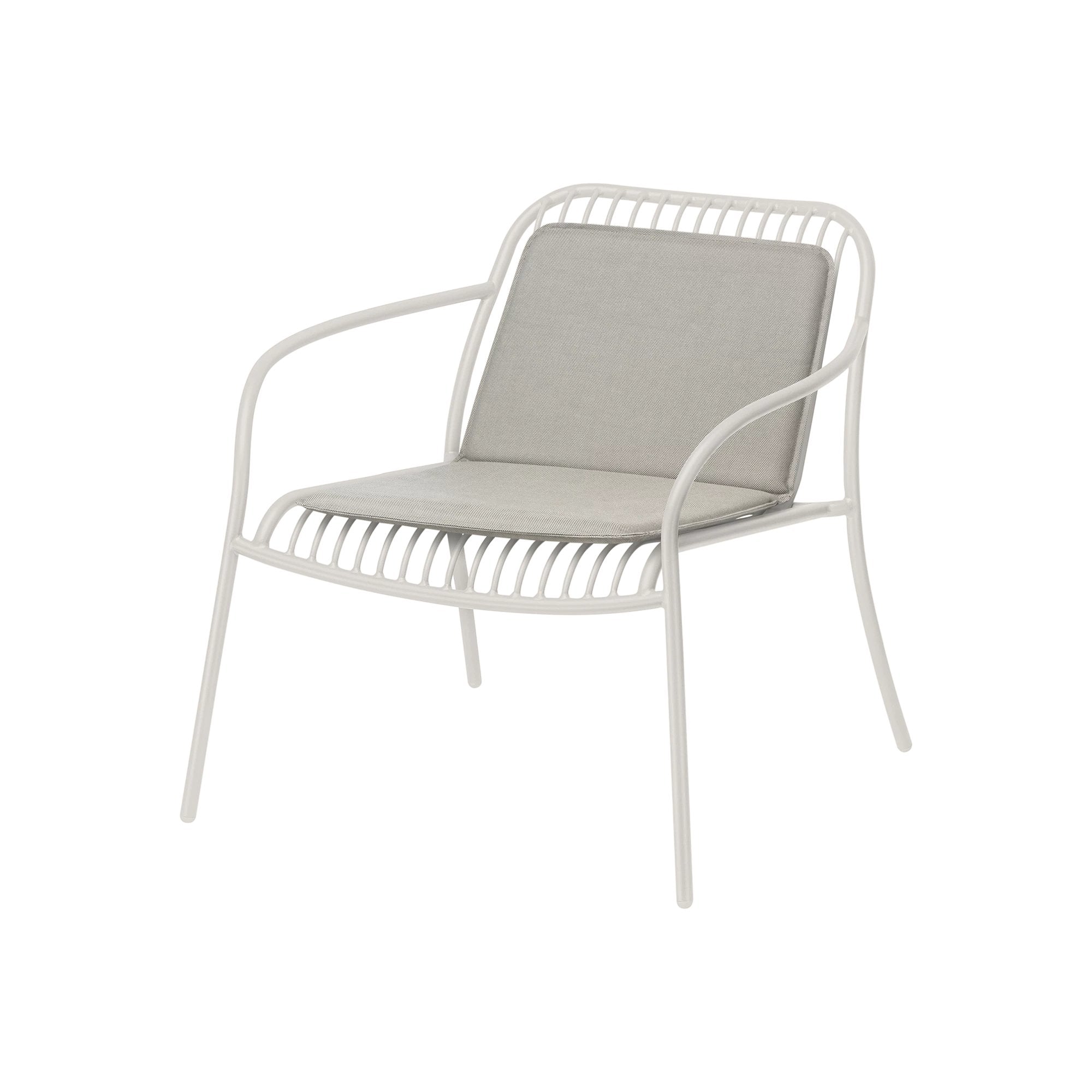 YUA WIRE Lounge Sessel in silk grey