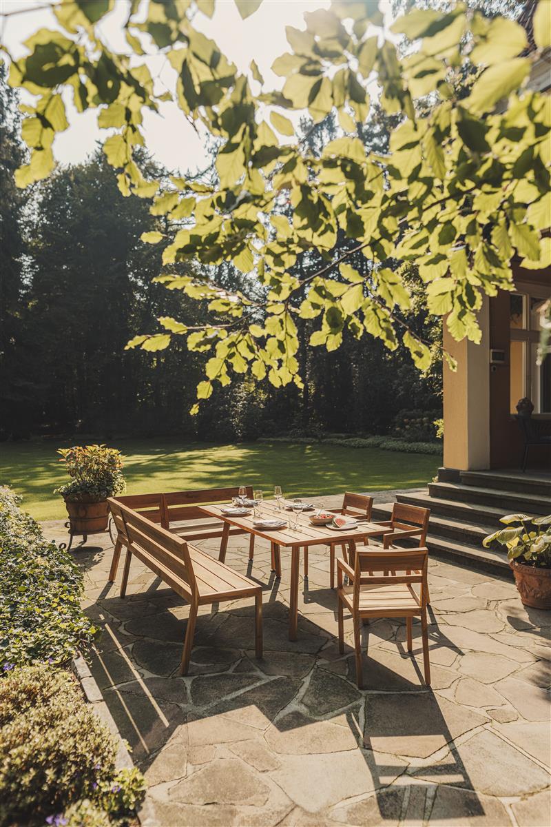 ANN EsstischTeakholz 180 x 95 cm