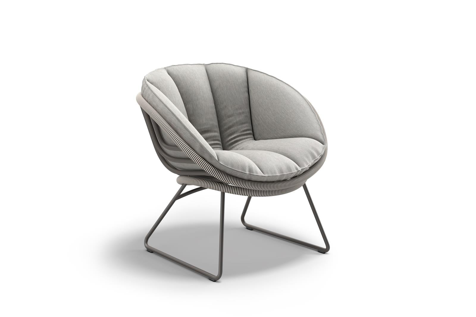 KIDA Loungesessel Black pepper/shade touch inkl Kissen