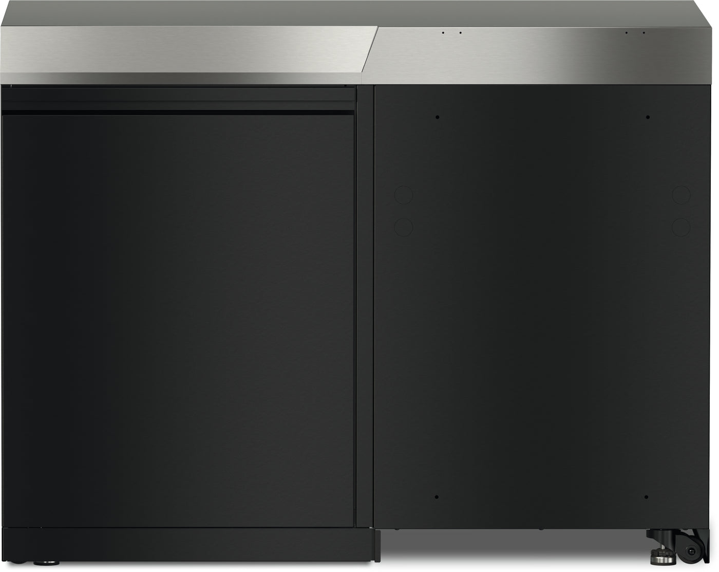 Eckschrank mit Auszugskörben