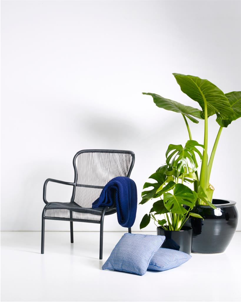 Loop Lounge Sessel Rope schwarz