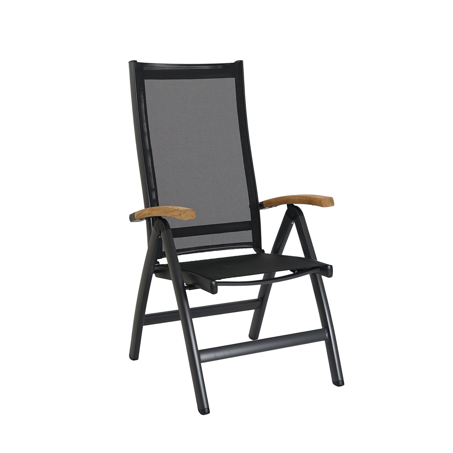 Kreta Multipositionssessel Teak AL, anthr/anthr.