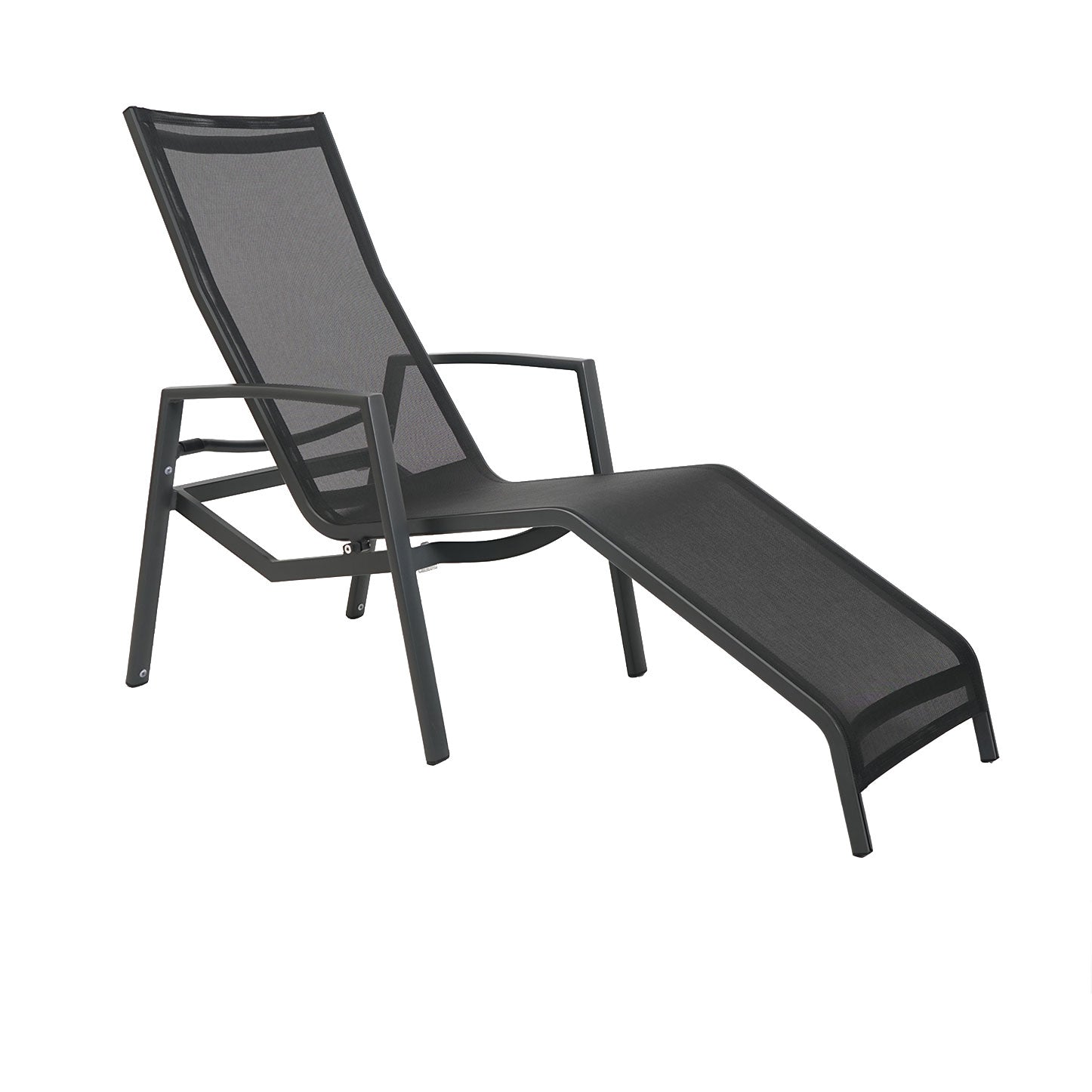 Luzern Kippliege Alu anthrazit/Batyline anthr.