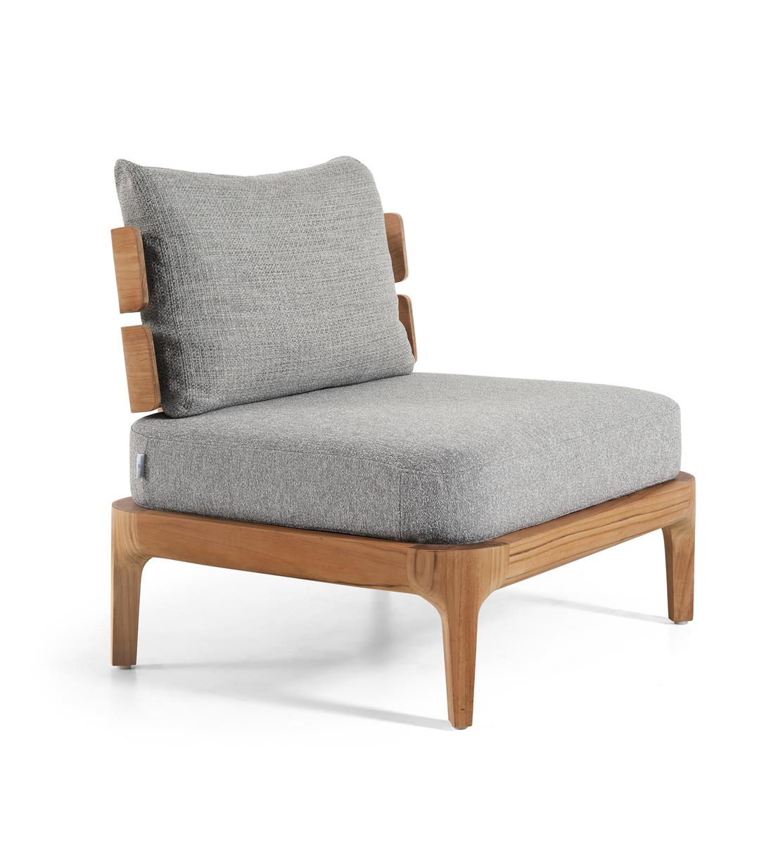 Mediterraneo Sessel Teak inkl. Kissen Miami 08