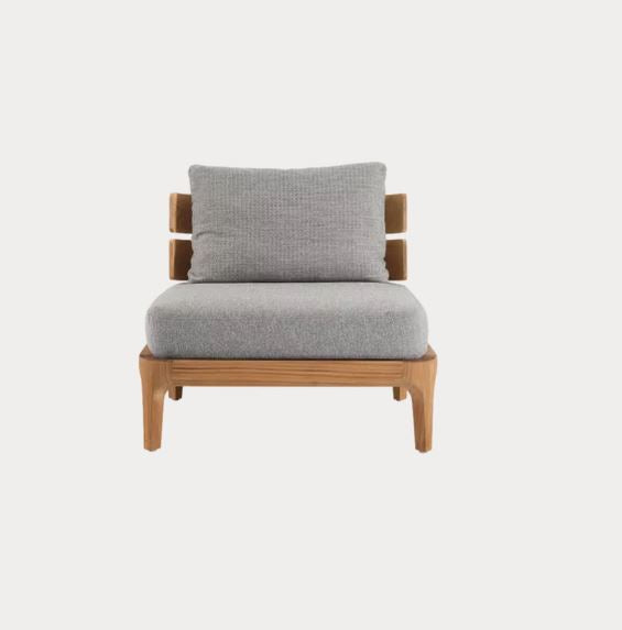 Mediterraneo Sessel Teak inkl. Kissen Miami 08