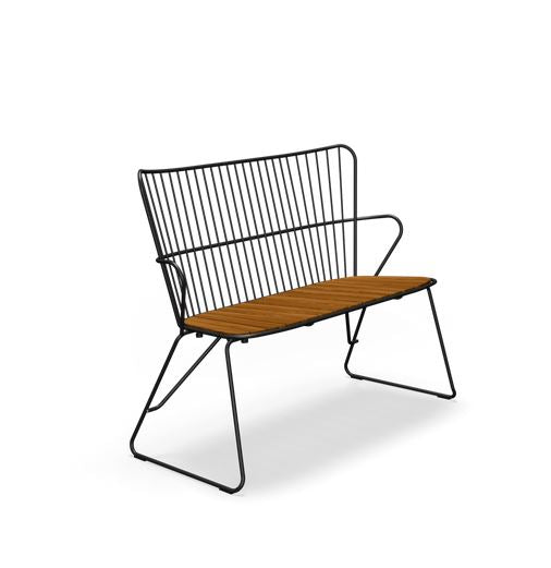 PAON Bank schwarz / Bambus