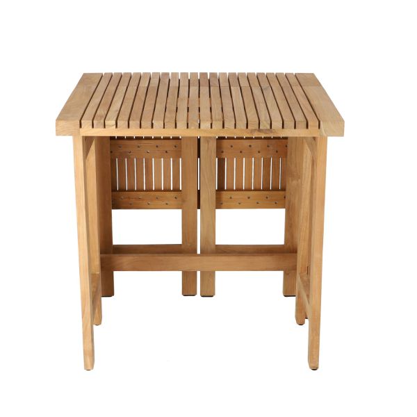 SAMOA Klapptisch Teak massiv, beidseitig abklappbar 100 x 70