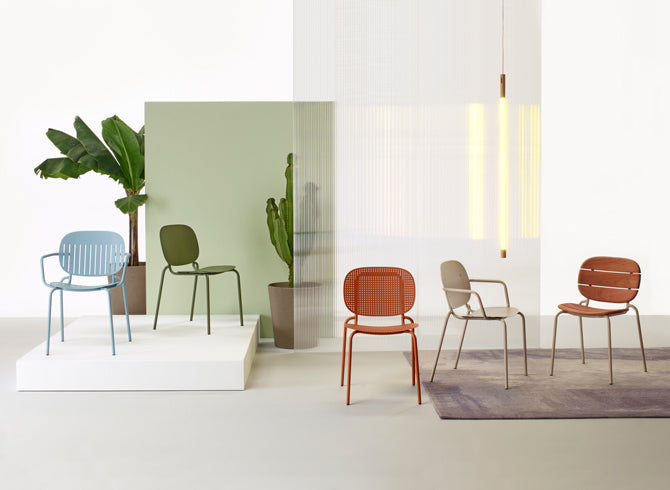 Si - Si Sessel Dots terracotta