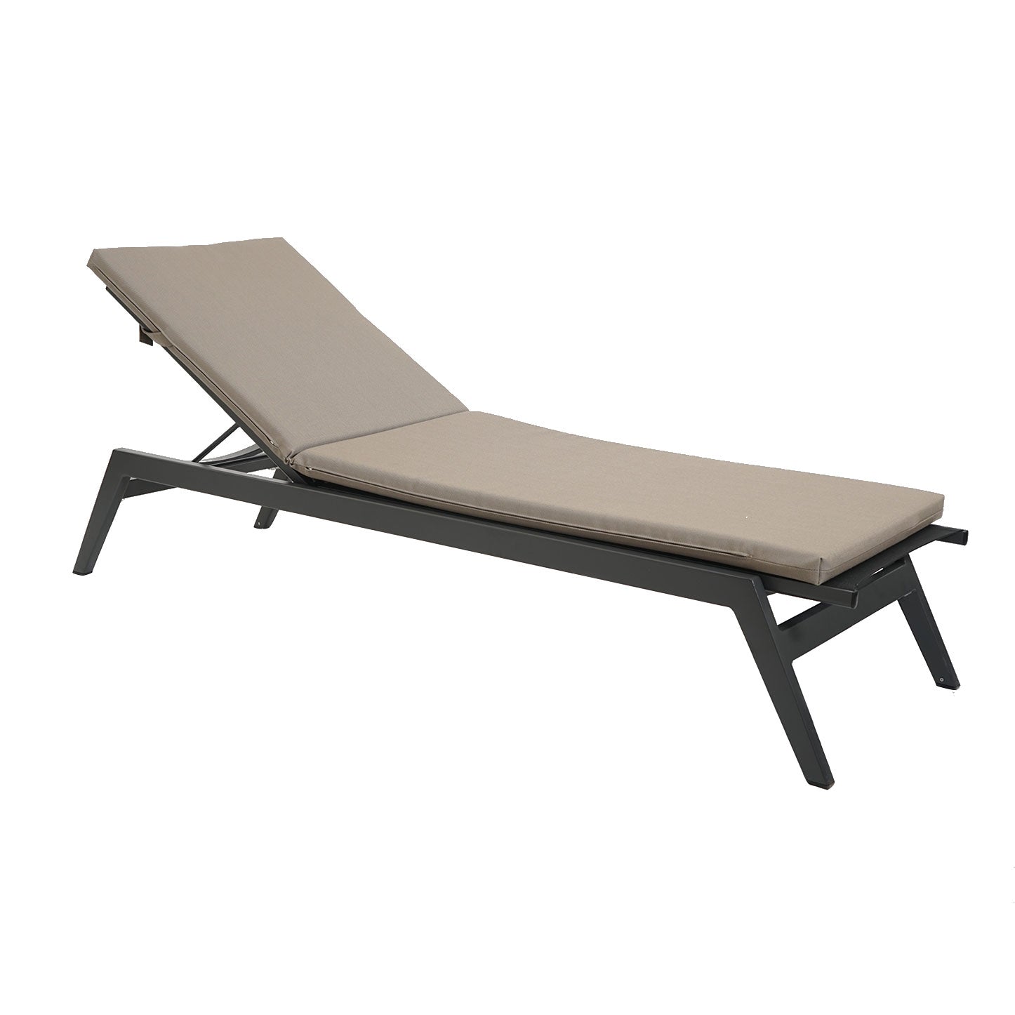 Scandic Sonnenliege, Alu anthrazit, Baty black