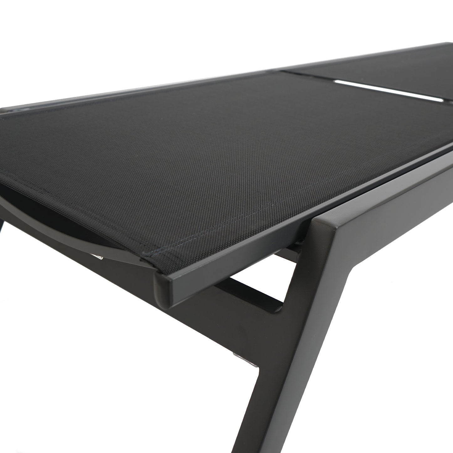 Scandic Sonnenliege, Alu anthrazit, Baty black