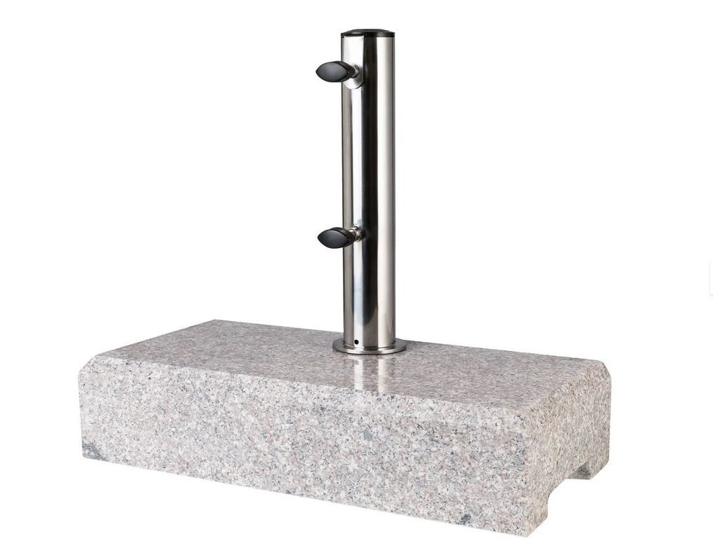 Zermatt Schirmständer hellgrau poliert 25kg