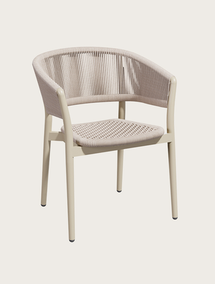 Cilia Stapelsessel beige / sand
