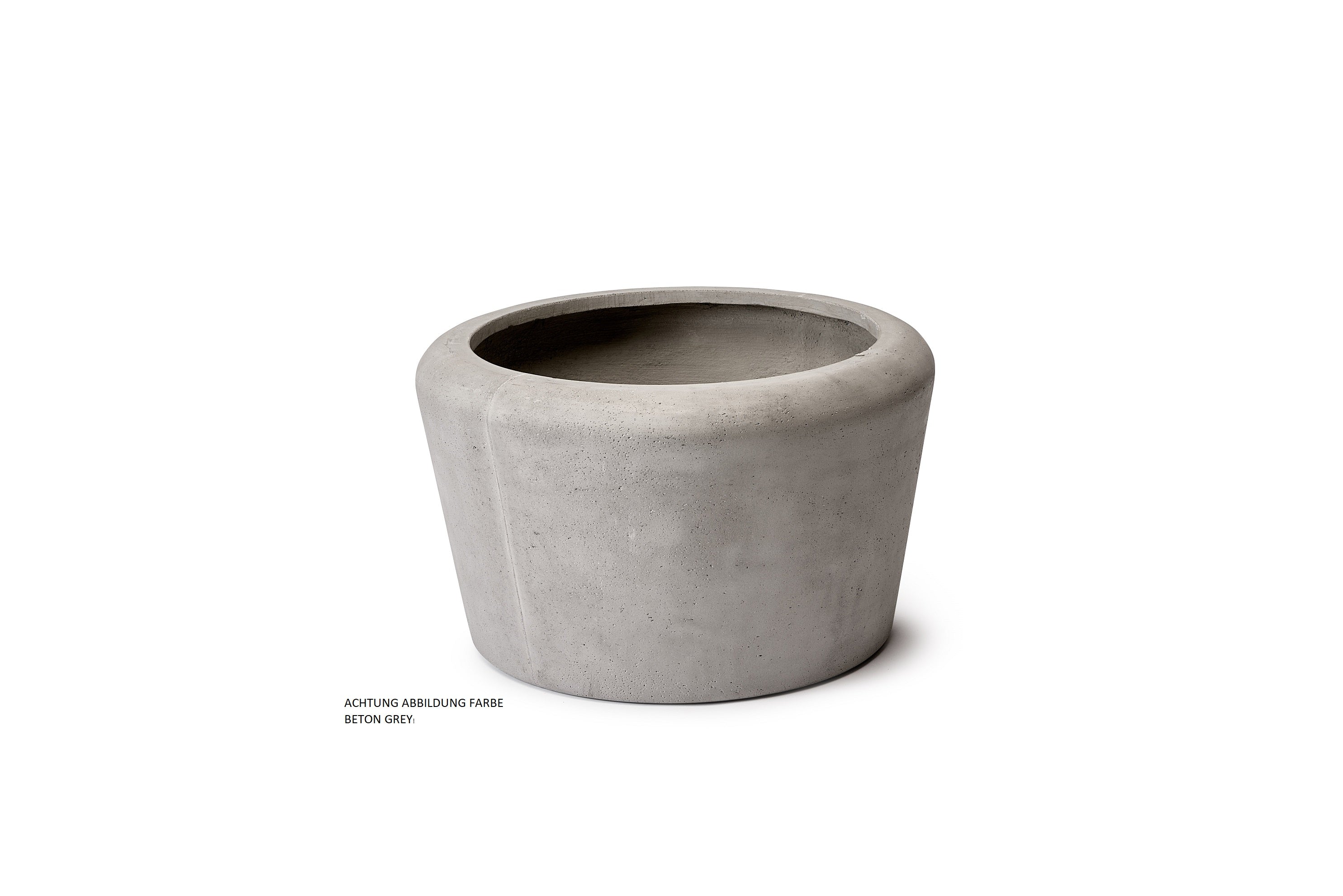Queen Pflanztrog L Ø 64 cm Beton ivory