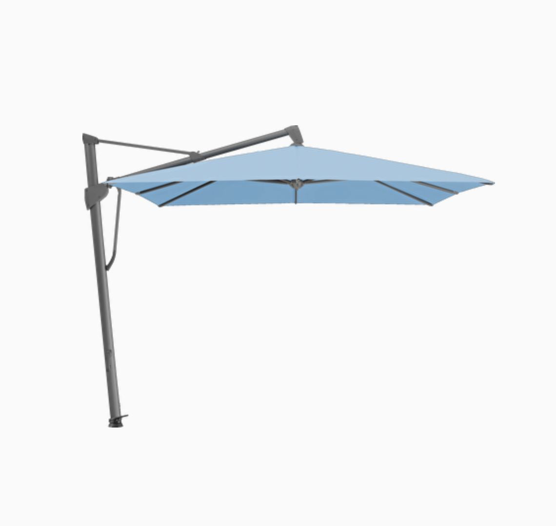 Sombrano S+ easy 350 x 350 cm alu anthrazit 515 cloud