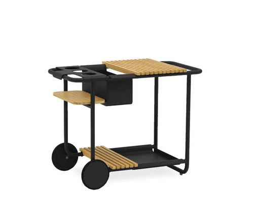 Sunrise Servierwagen Alu anthrazit