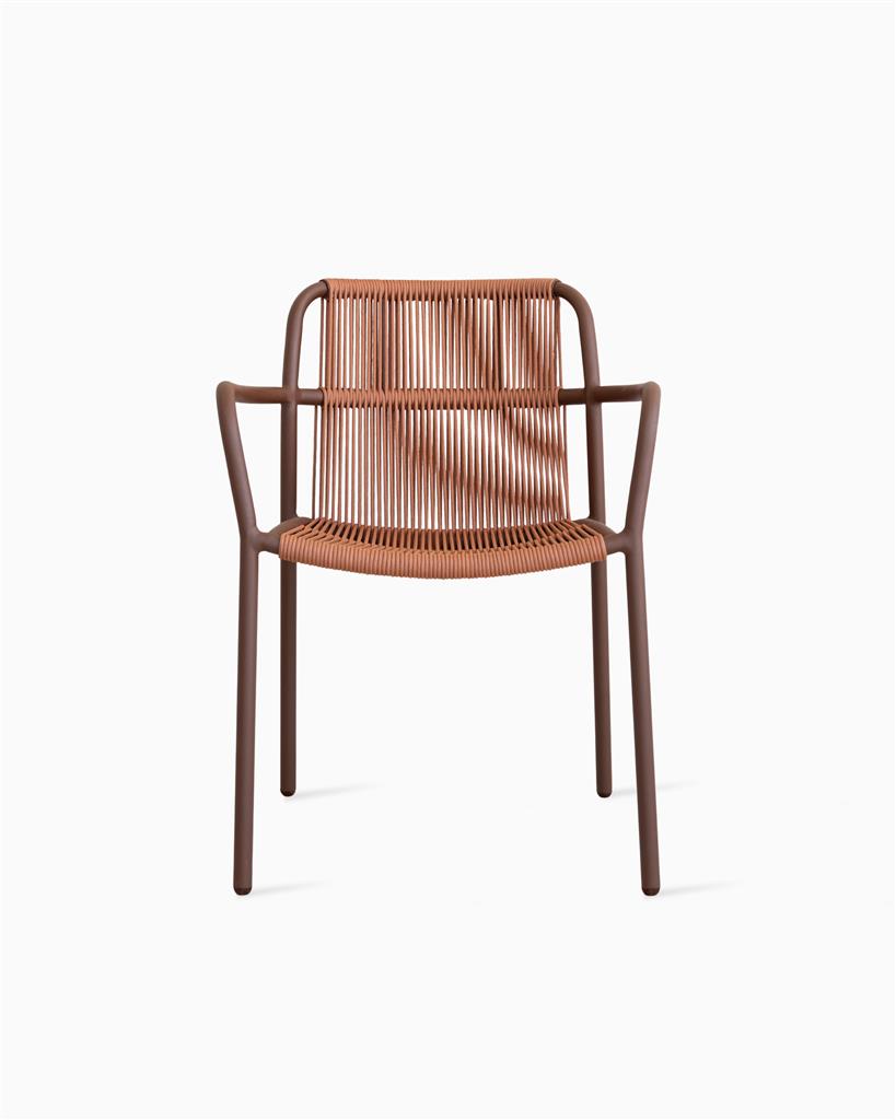 Sweep Dining Sessel rust Rope cinnamon