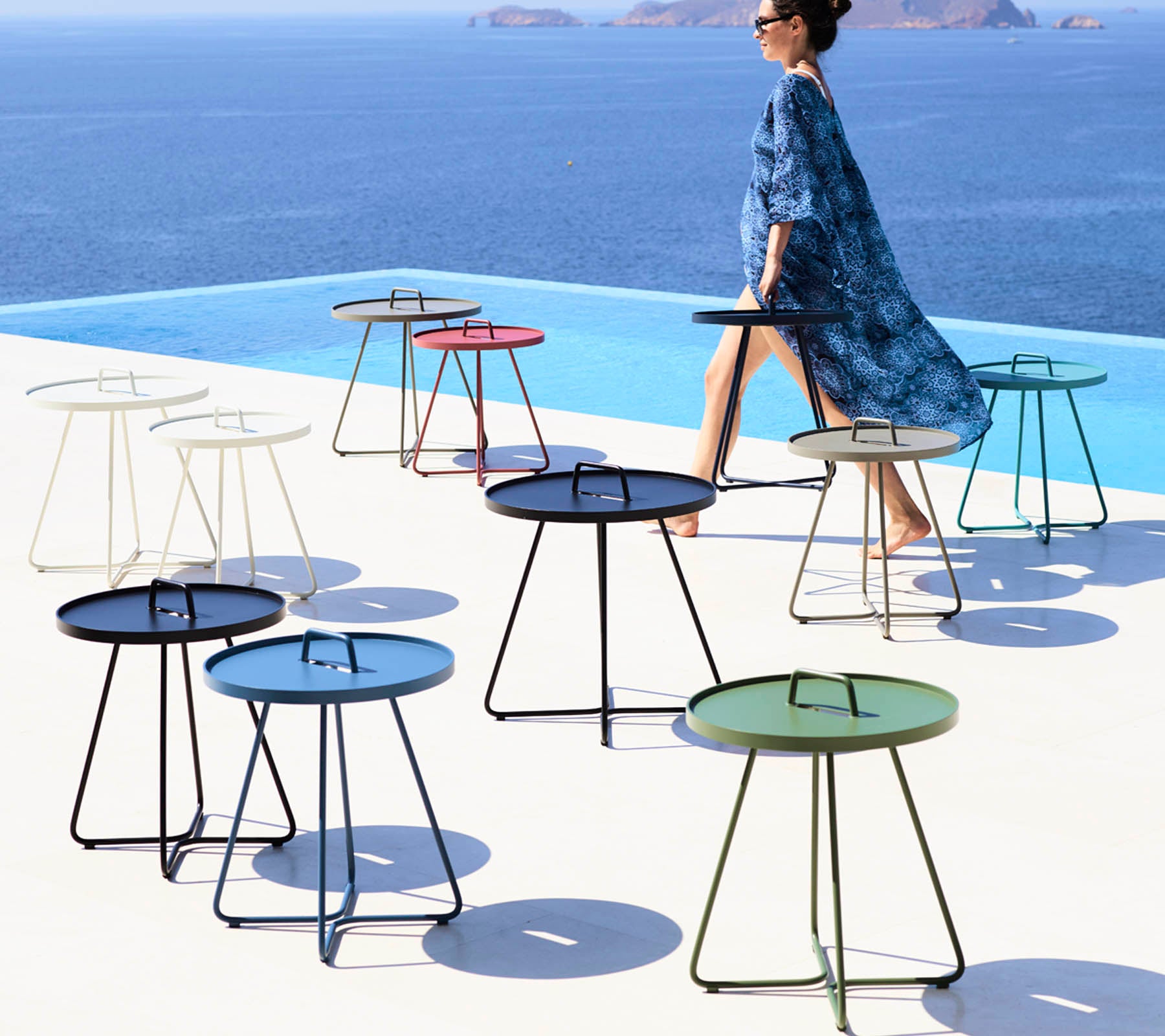 ON THE MOVE Beistelltisch Ø 44 cm, dusty rose - AUSLAUF