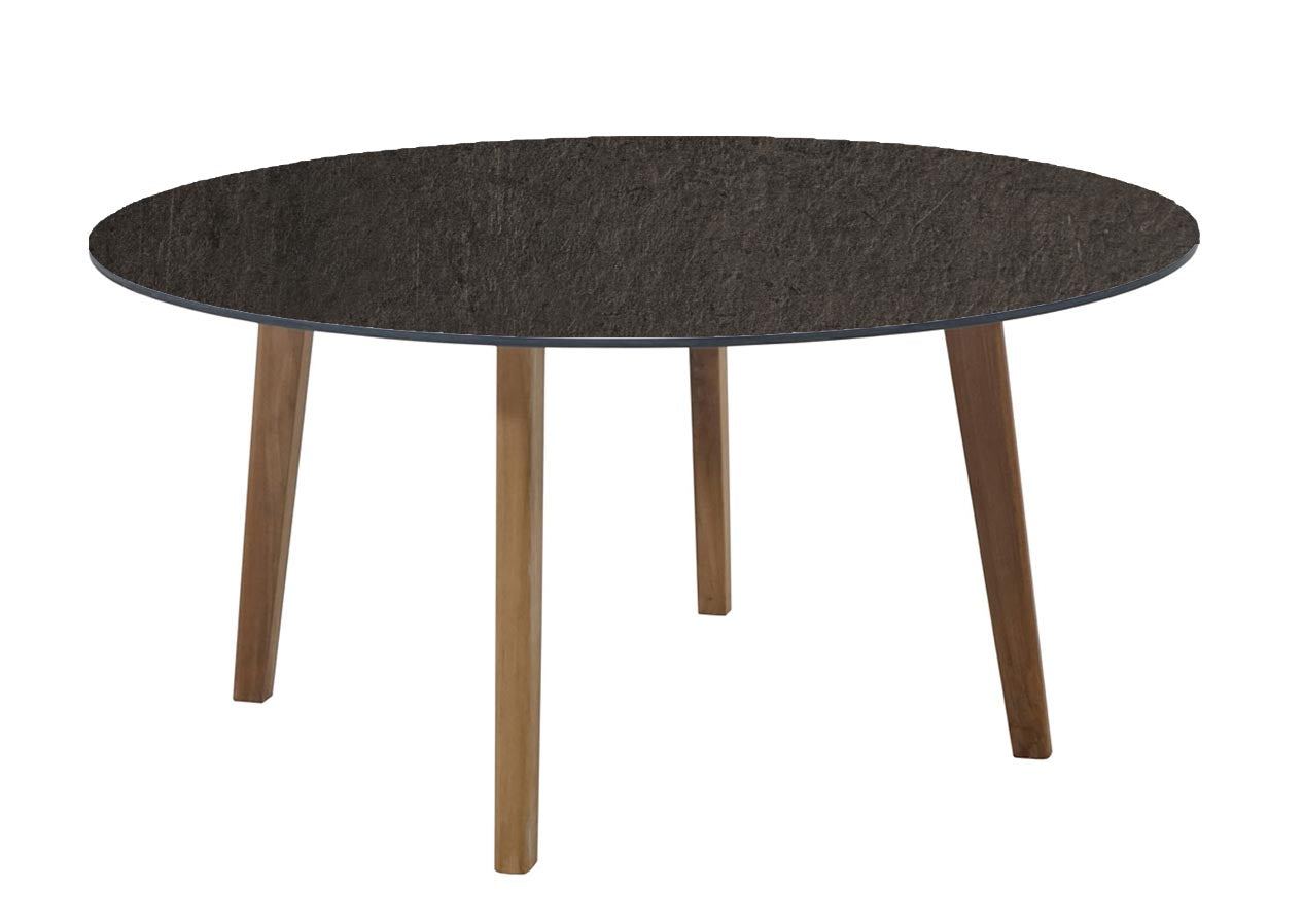 Baxter Esstisch rund mit HPL Tischplatte