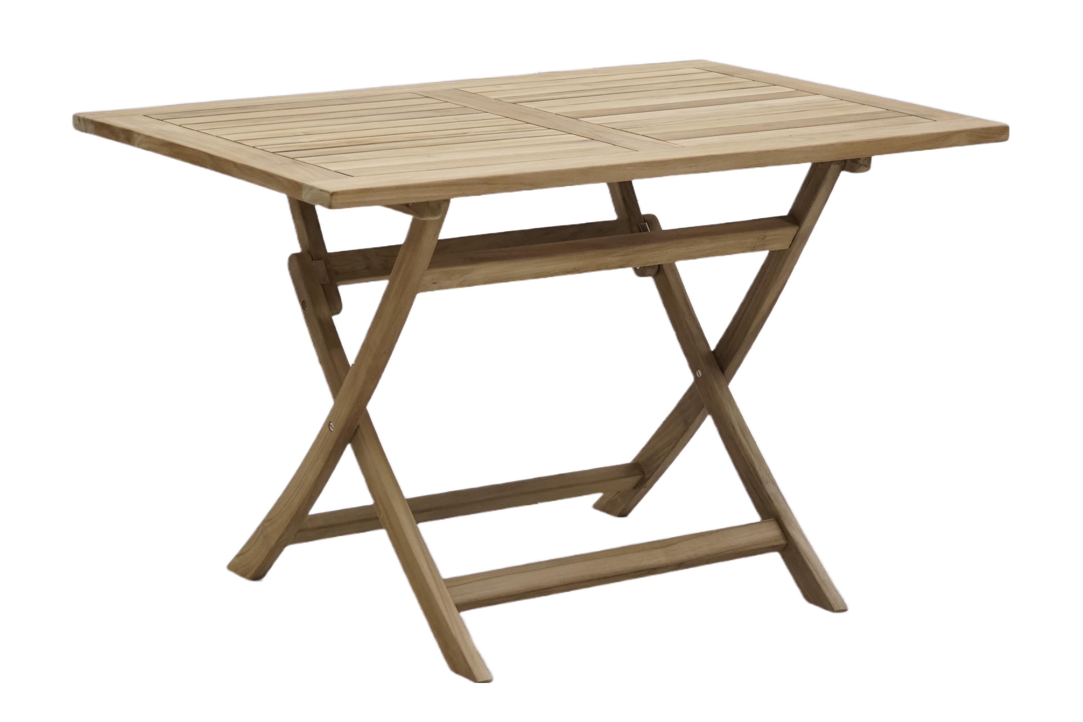 Bologna Klapptisch aus Teakholz