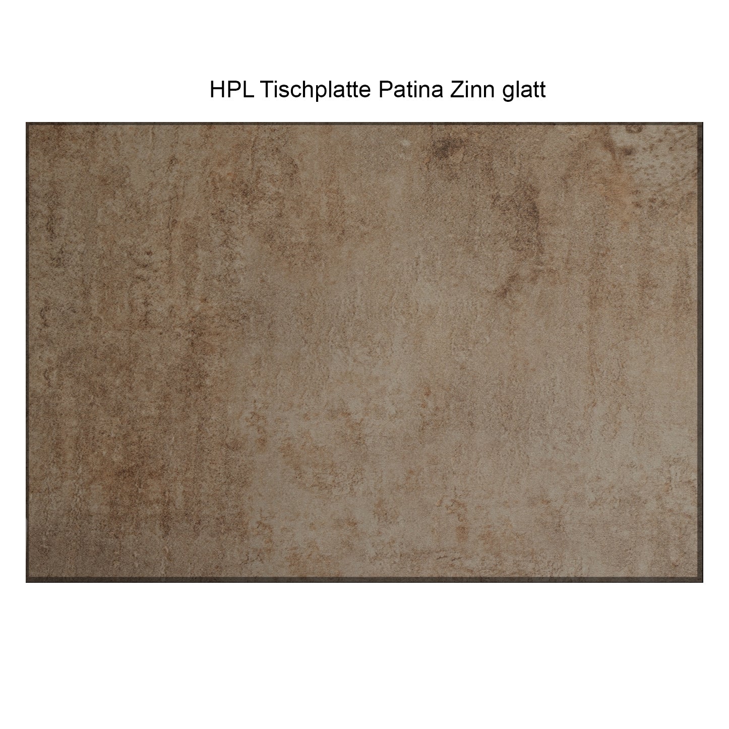 Scandic Esstisch HPL rechteckig Aluminium