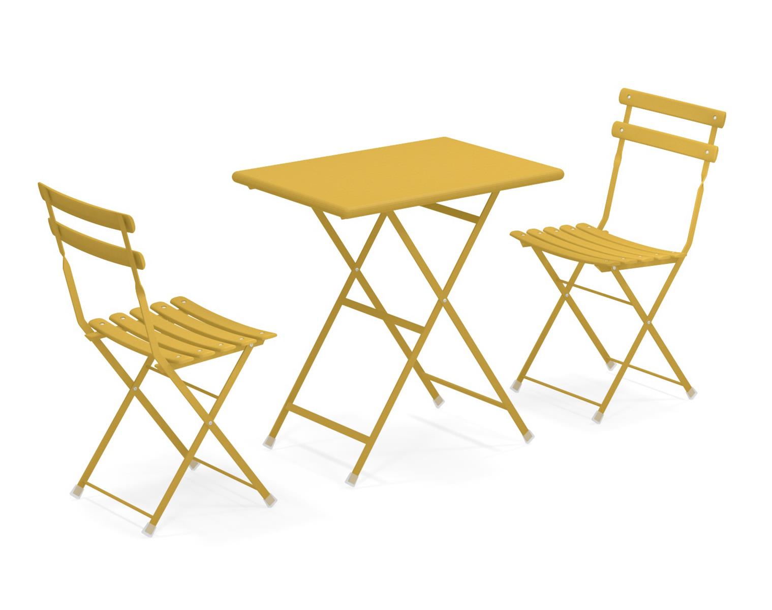 Arc en Ciel Tischgruppe  70 x 50 cm curry 3513-62