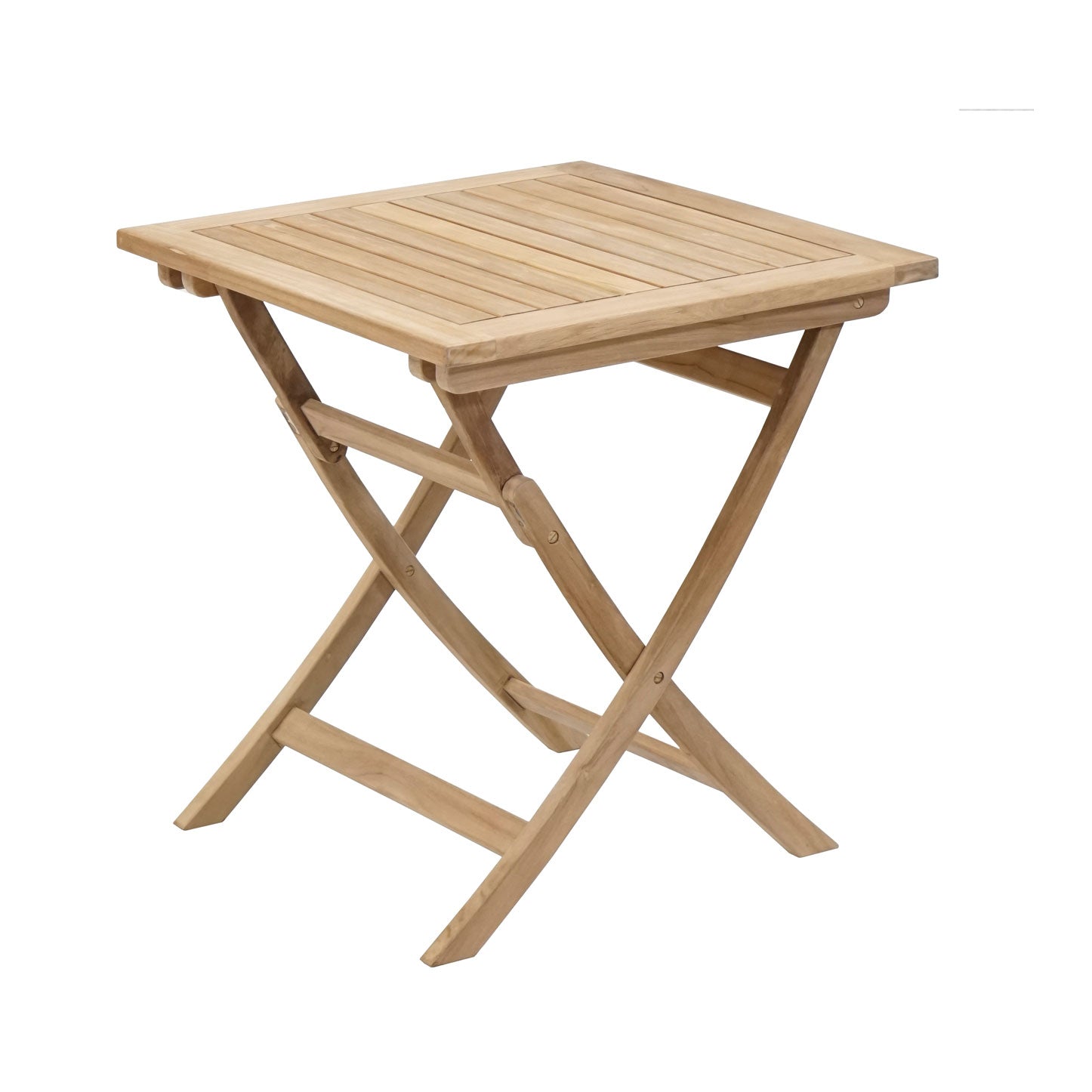 Bologna Klapptisch, eckig Teakholz,80x80