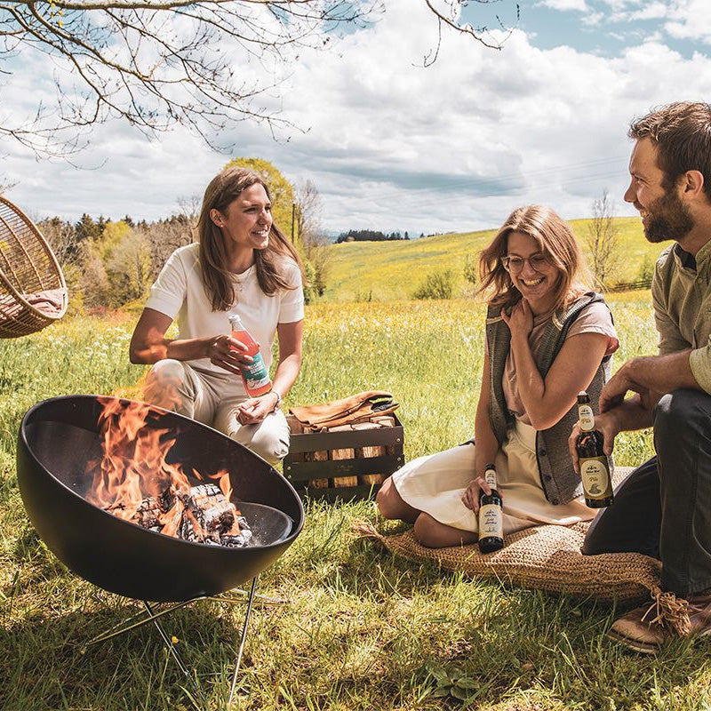 BOWL 57 Feuerschale mit Sternfuss