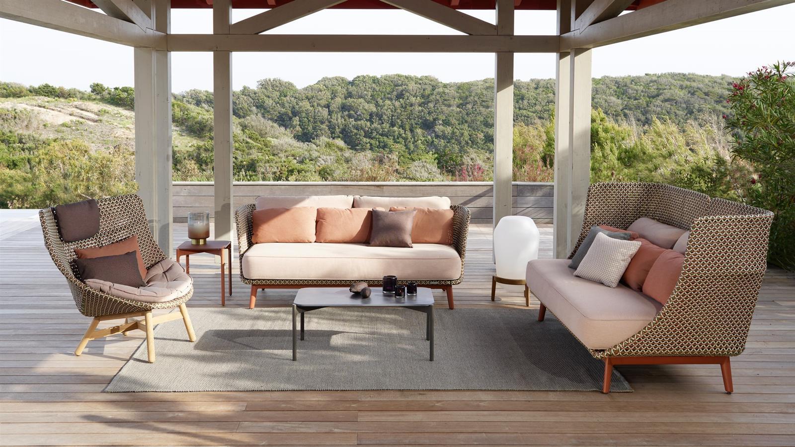 IZON Beistelltisch, 39x39cm, Farbe terracotta