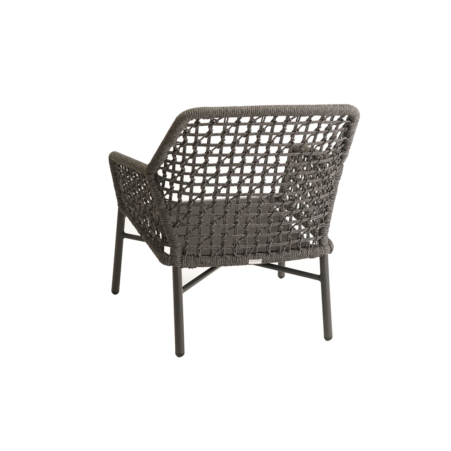 Faro ROPE Lounge Sessel, Alu, Rope dark grey