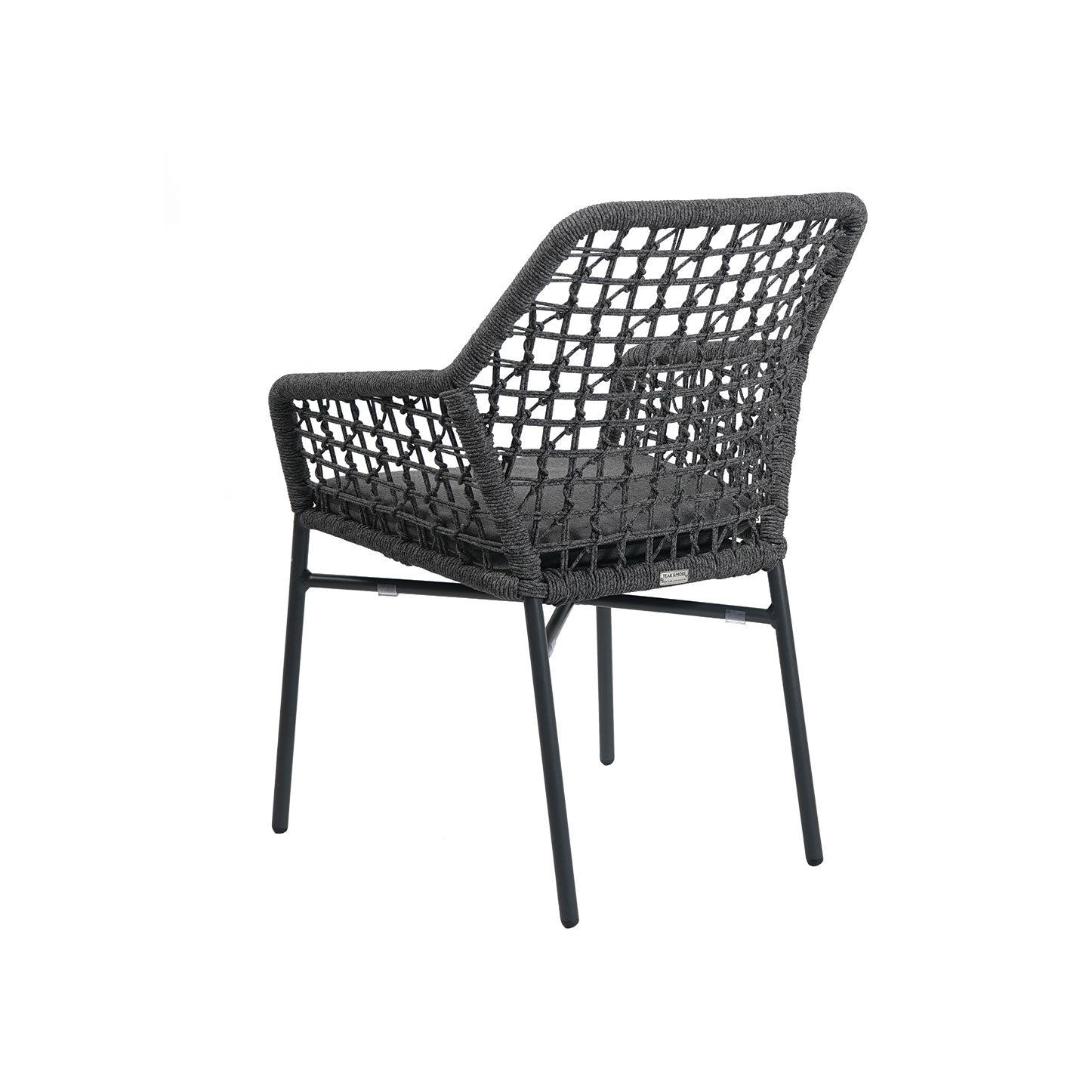 Faro ROPE Stapelsessel, Alu anthrazit, dark grey