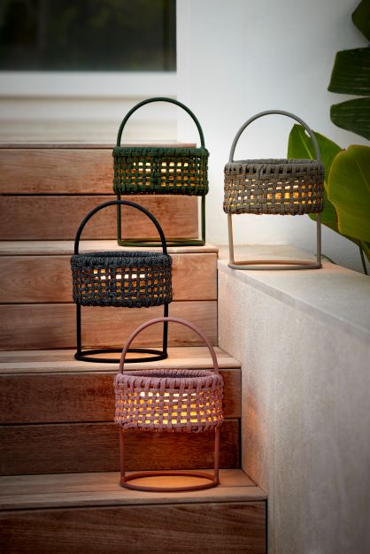 Illusion Lampe Dark green mit Solar LED