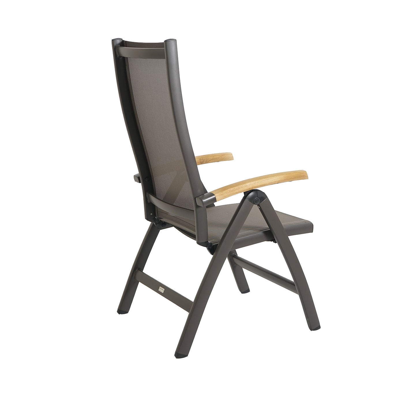 Kreta Multipositionssessel Teak-AL taupe/quarz