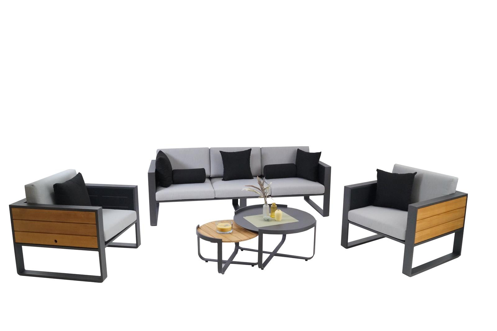 LOFT Loungeset komplett anthrazit