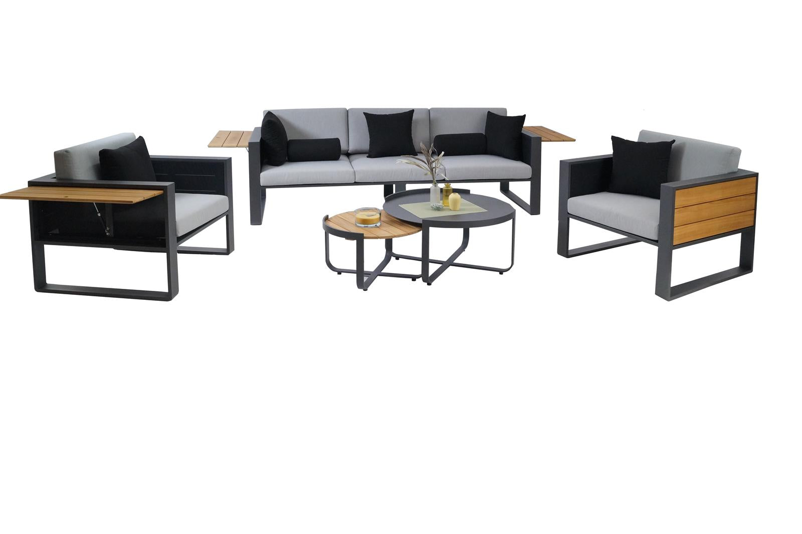 LOFT Loungeset komplett anthrazit