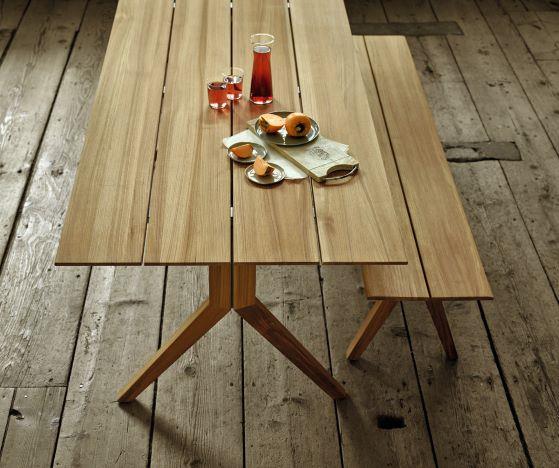 LOFT Esstisch Teak massiv 200 x 90 cm
