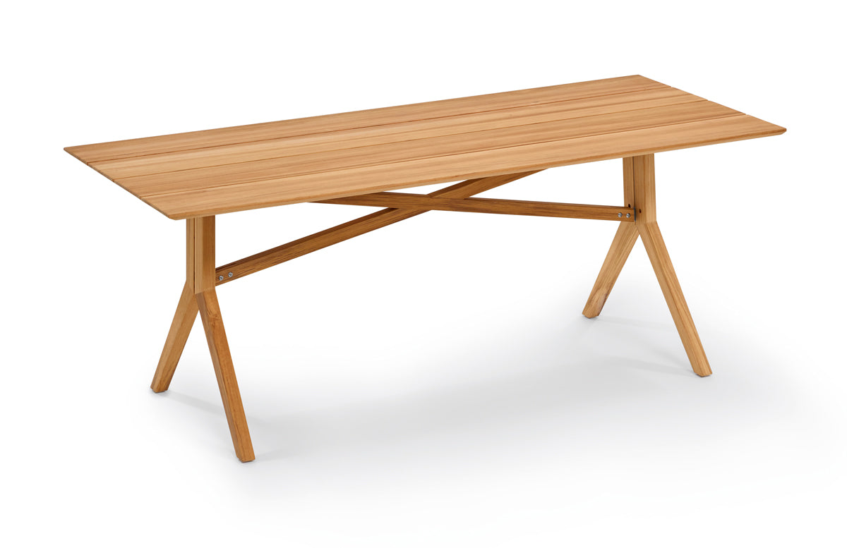 LOFT Esstisch Teak massiv 200 x 90 cm