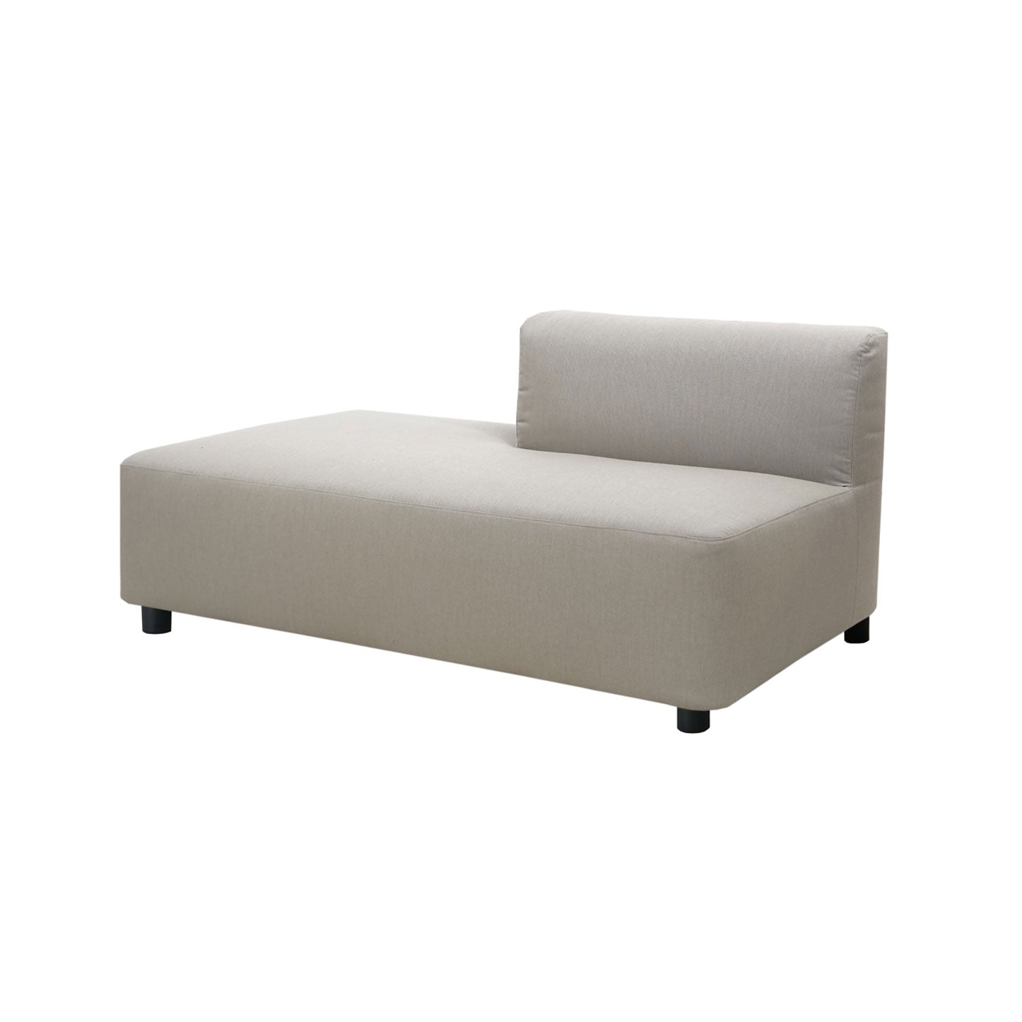 Mare Chaiselongue rechts 160 x 90 cm nature grey