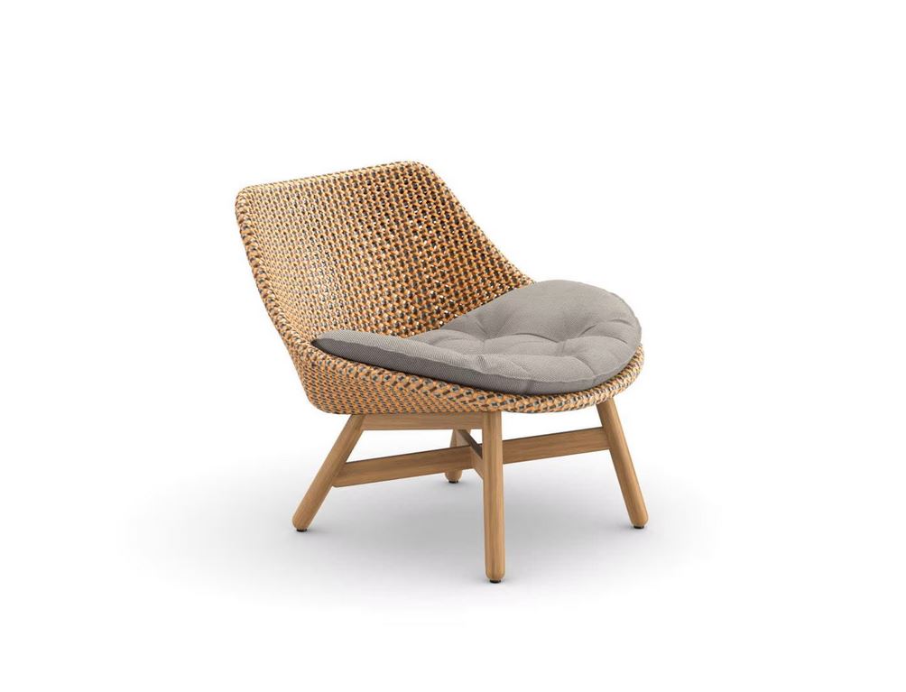 MBRACE Club Chair seville inkl. Sitzkissen Linen umbra