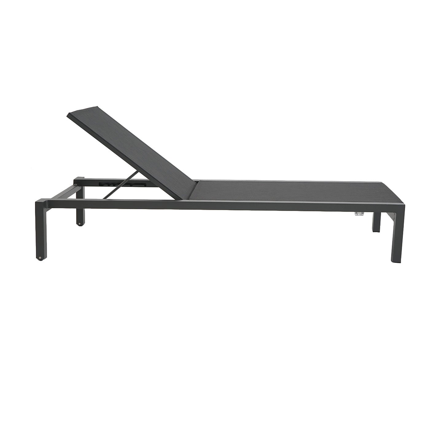 Montreal Sonnenliege, Alu anthrazit, Batyline black