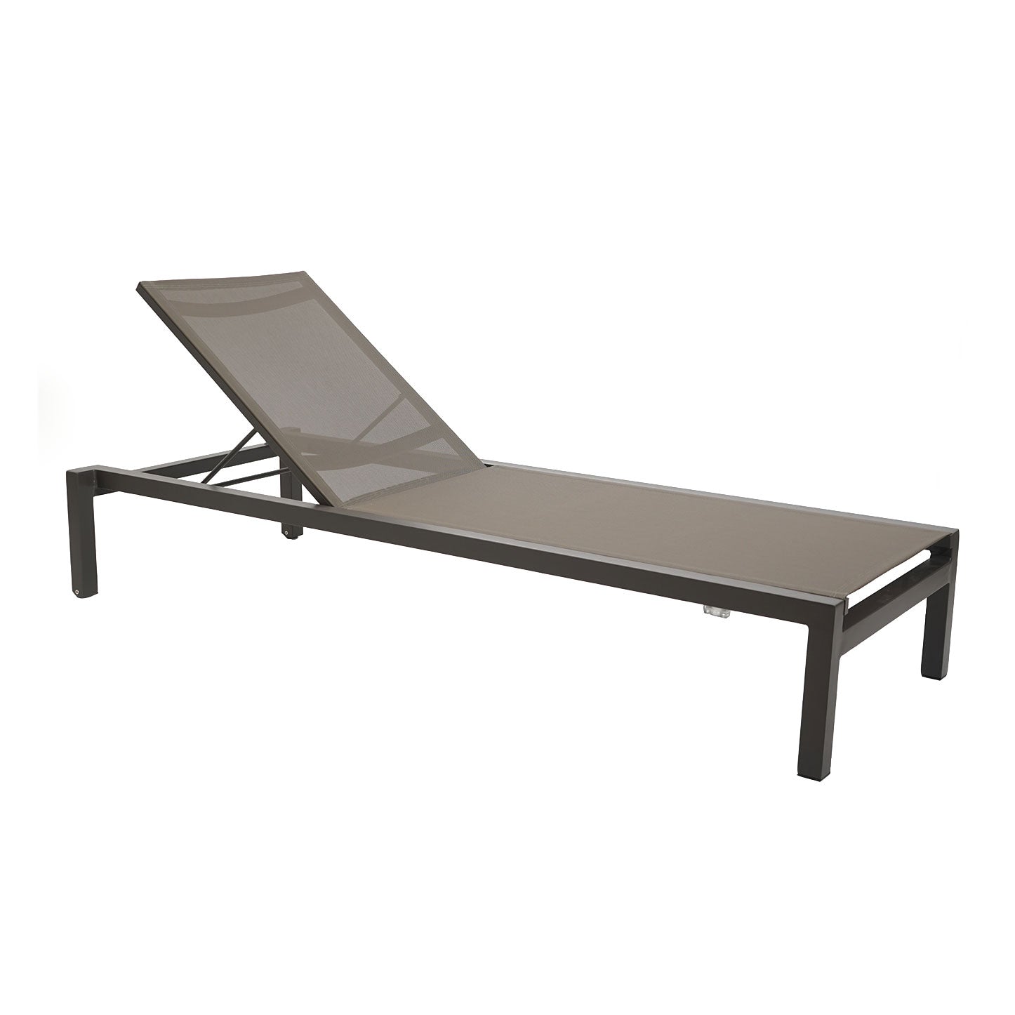 Montreal Sonnenliege, Alu taupe, Baty quarz