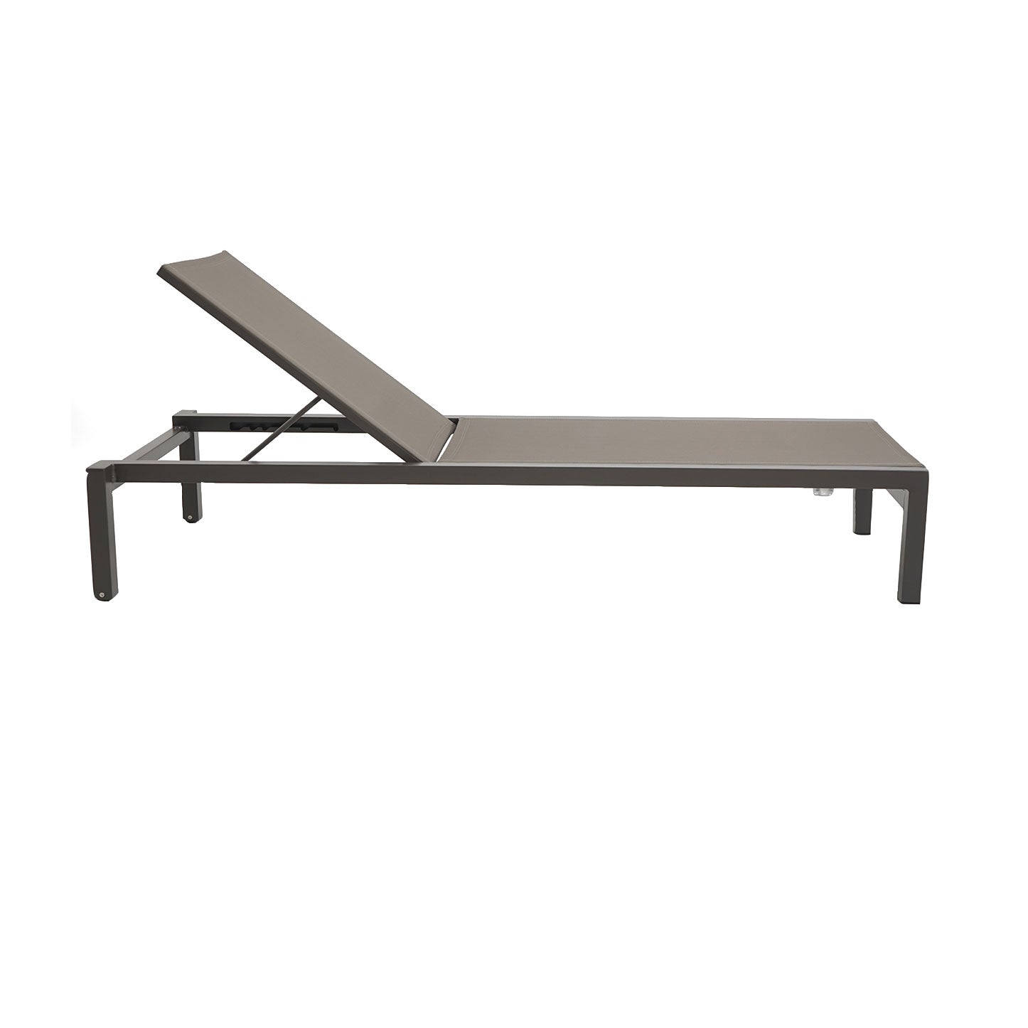Montreal Sonnenliege, Alu taupe, Baty quarz