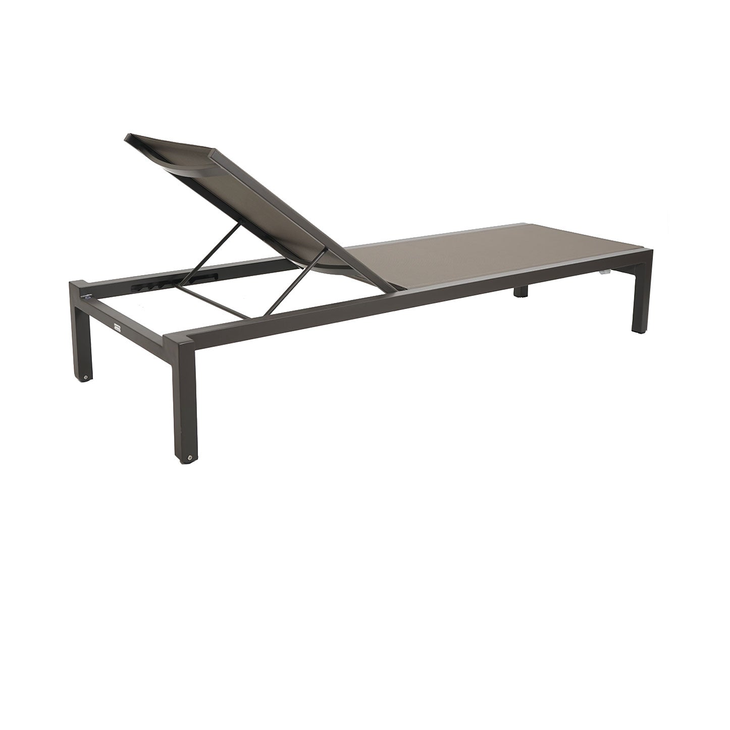 Montreal Sonnenliege, Alu taupe, Baty quarz