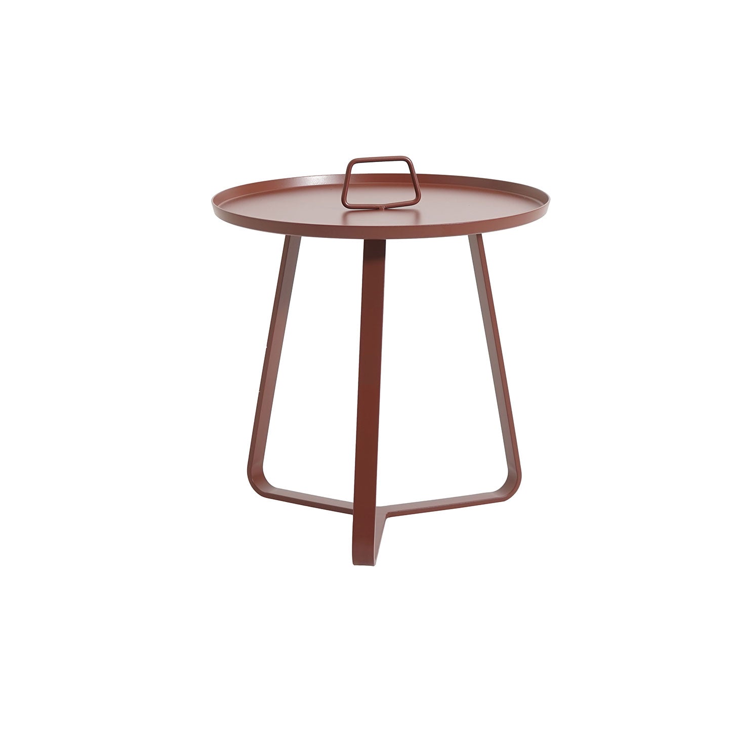 Piazza Beistelltisch, Alu, terracotta