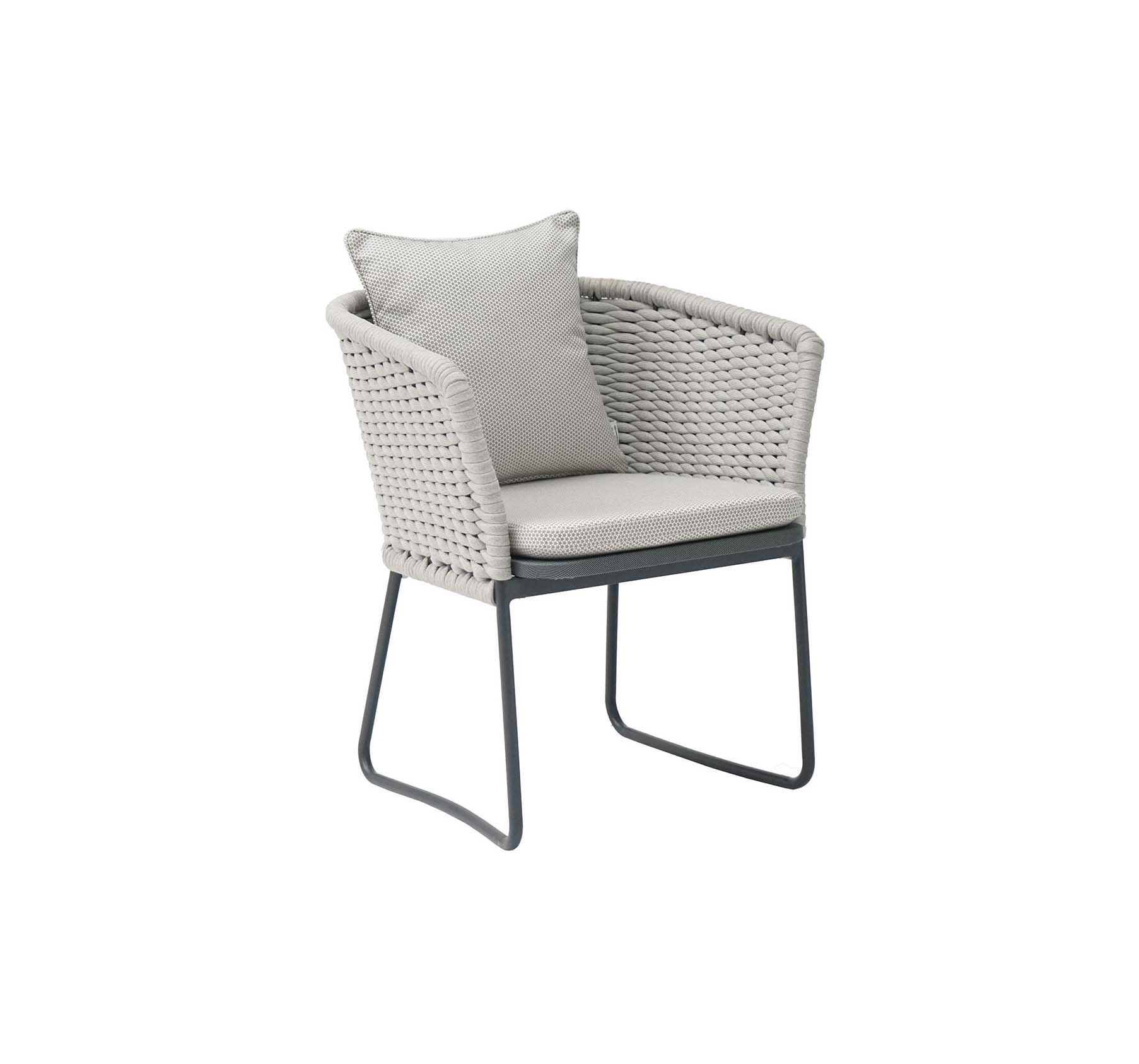 Provence Dining Sessel, anthr. Rope ivory